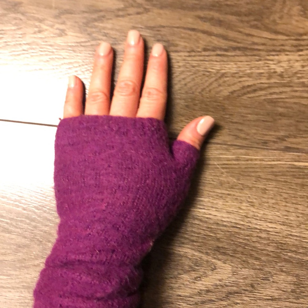 Alpaca wrist warmers size S